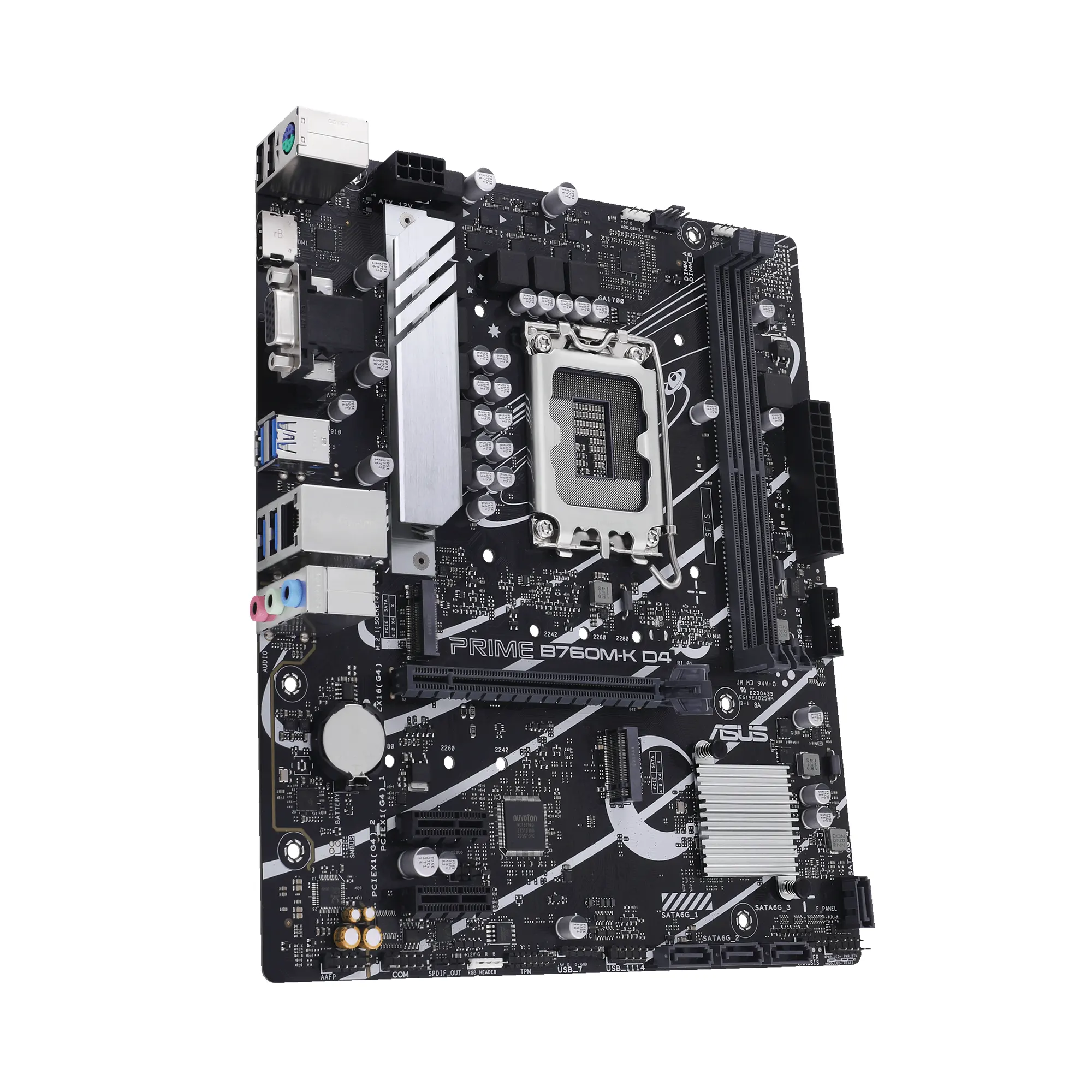 Купити Материнська плата ASUS PRIME B760M-K D4 - фото 1