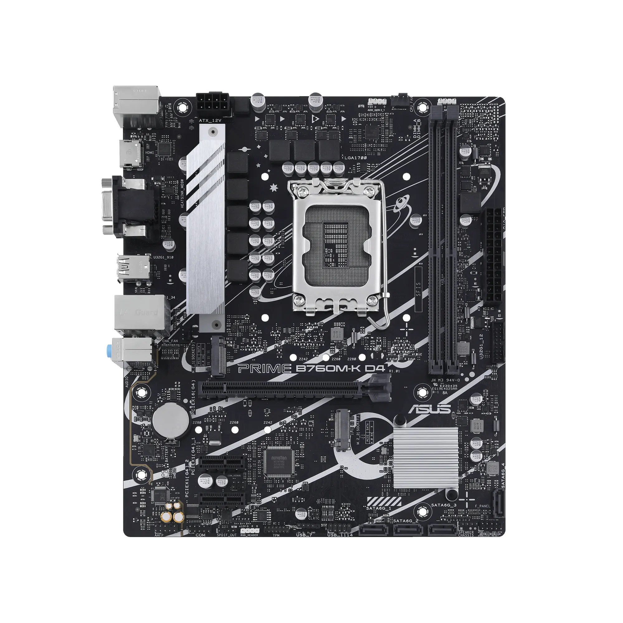 Купити Материнська плата ASUS PRIME B760M-K D4 - фото 2