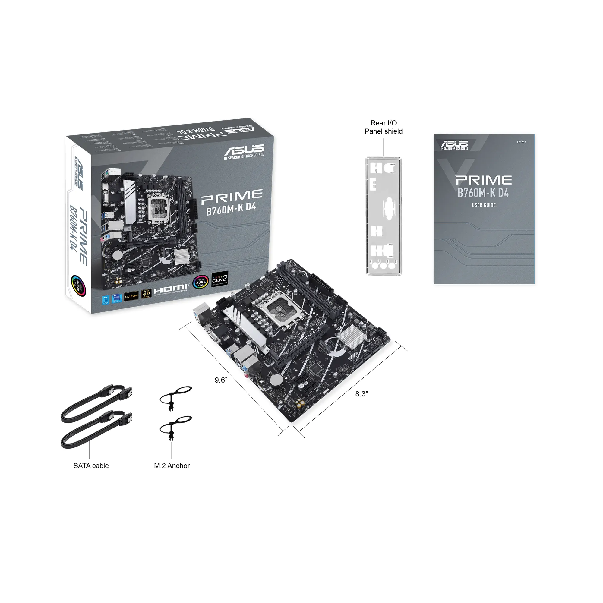 Купити Материнська плата ASUS PRIME B760M-K D4 - фото 6
