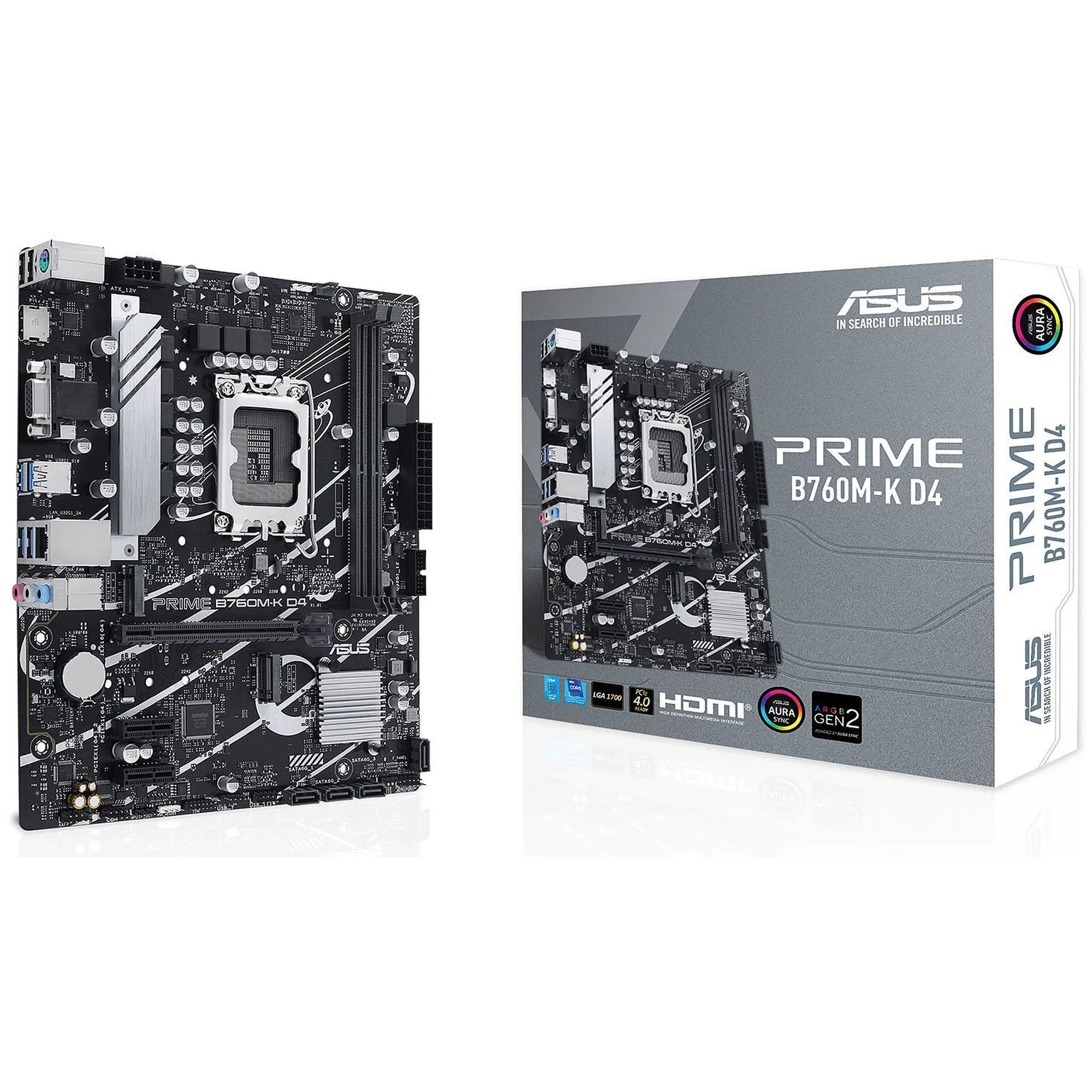 Купить Материнская плата ASUS PRIME B760M-K D4 - фото 1