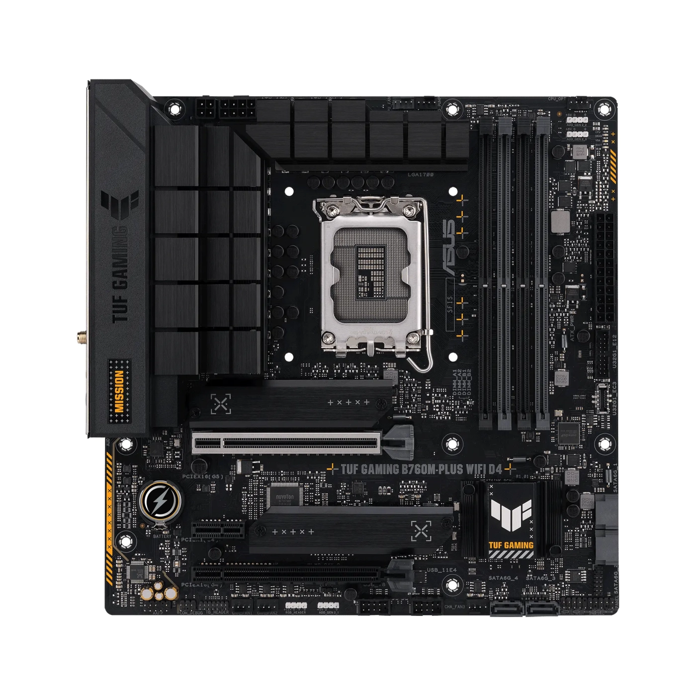 Купить Материнская плата ASUS TUF GAMING B760M-PLUS WIFI D4 - фото 2