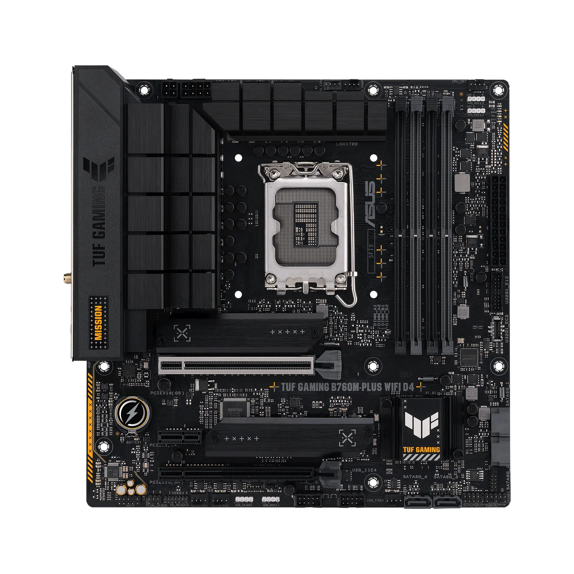 Купить Материнская плата ASUS TUF GAMING B760M-PLUS WIFI D4 - фото 2