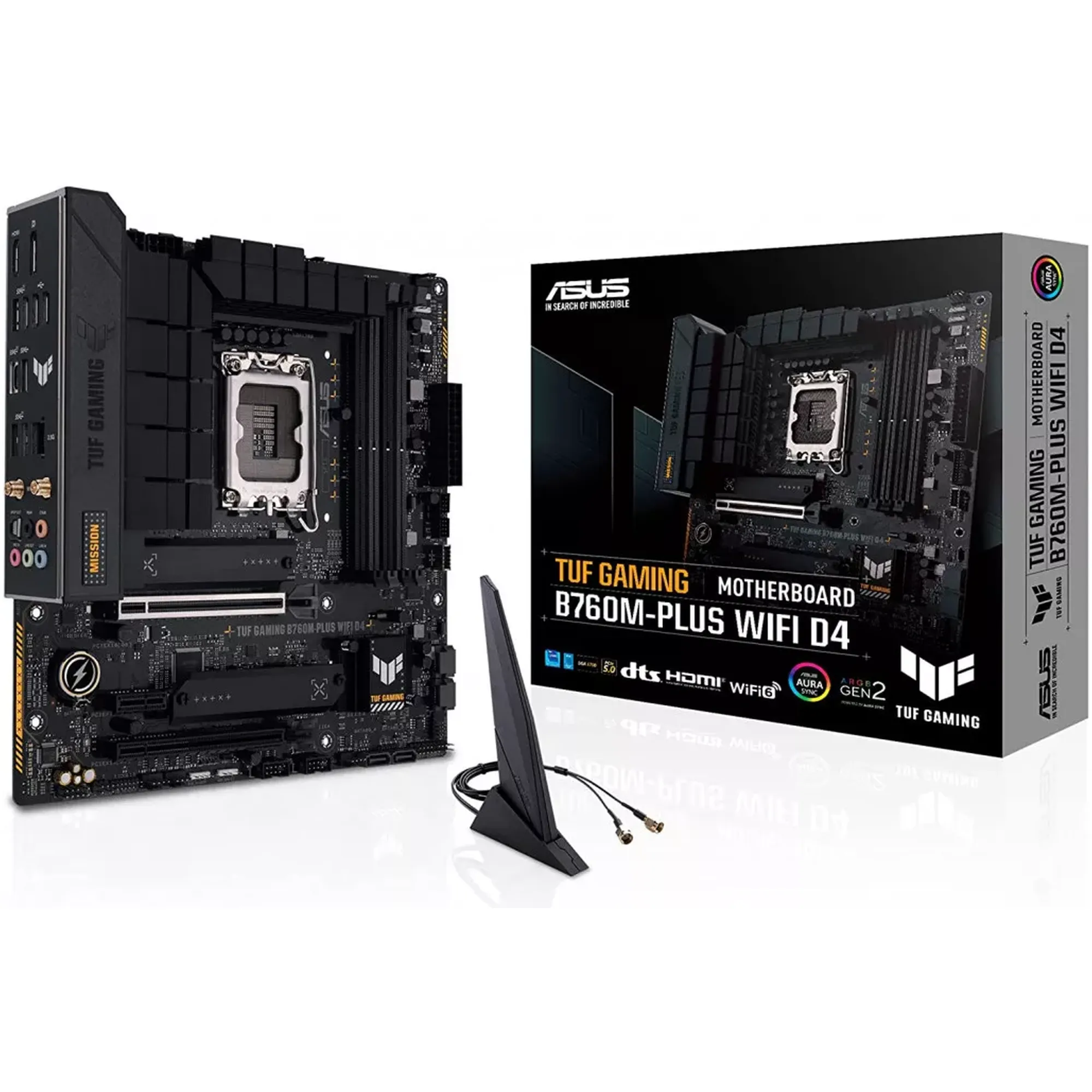 Купить Материнская плата ASUS TUF GAMING B760M-PLUS WIFI D4 - фото 1