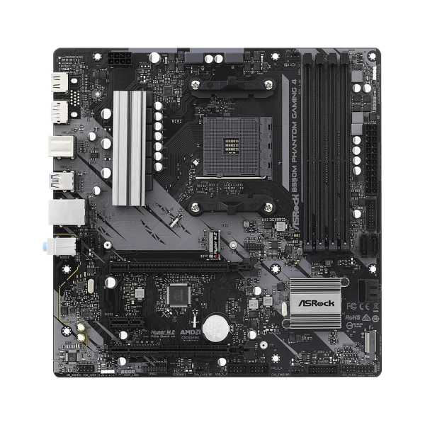 Купить Материнская плата ASRock B550M PHANTOM GAMING 4 (sAM4/B550/DDR4/mATX) - фото 2