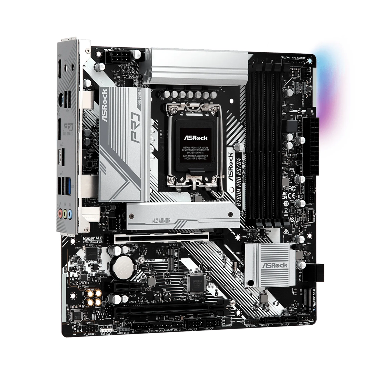 Купити Материнська плата ASRock B760M PRO RS/D4 (s1700/B760/DDR4/mATX) - фото 1