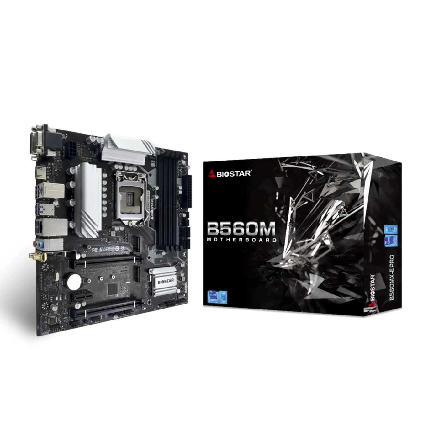 Купить Материнскaя плата BIOSTAR B560MX-E PRO (s1200/B560/DDR4/mATX) - фото 4