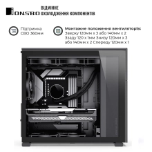 Купить Корпус JONSBO D41 MESH Black - фото 3
