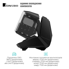 Купити Корпус JONSBO MOD5 Black - фото 4