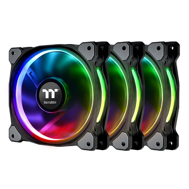 Купити Набір вентиляторів Thermaltake Riing Plus 12 RGB Radiator Fan TT Premium Edition (3-Fan Pack) (CL-F053-PL12SW-A) - фото 1