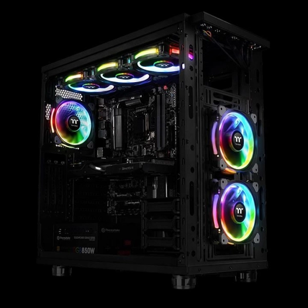 Купити Набір вентиляторів Thermaltake Riing Plus 12 RGB Radiator Fan TT Premium Edition (3-Fan Pack) (CL-F053-PL12SW-A) - фото 3