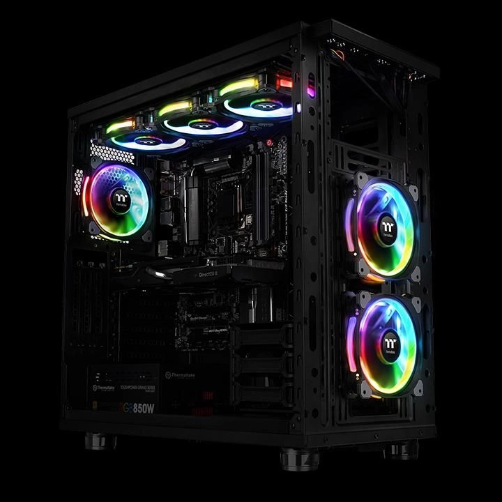 Купити Набір вентиляторів Thermaltake Riing Plus 12 RGB Radiator Fan TT Premium Edition (3-Fan Pack) (CL-F053-PL12SW-A) - фото 3