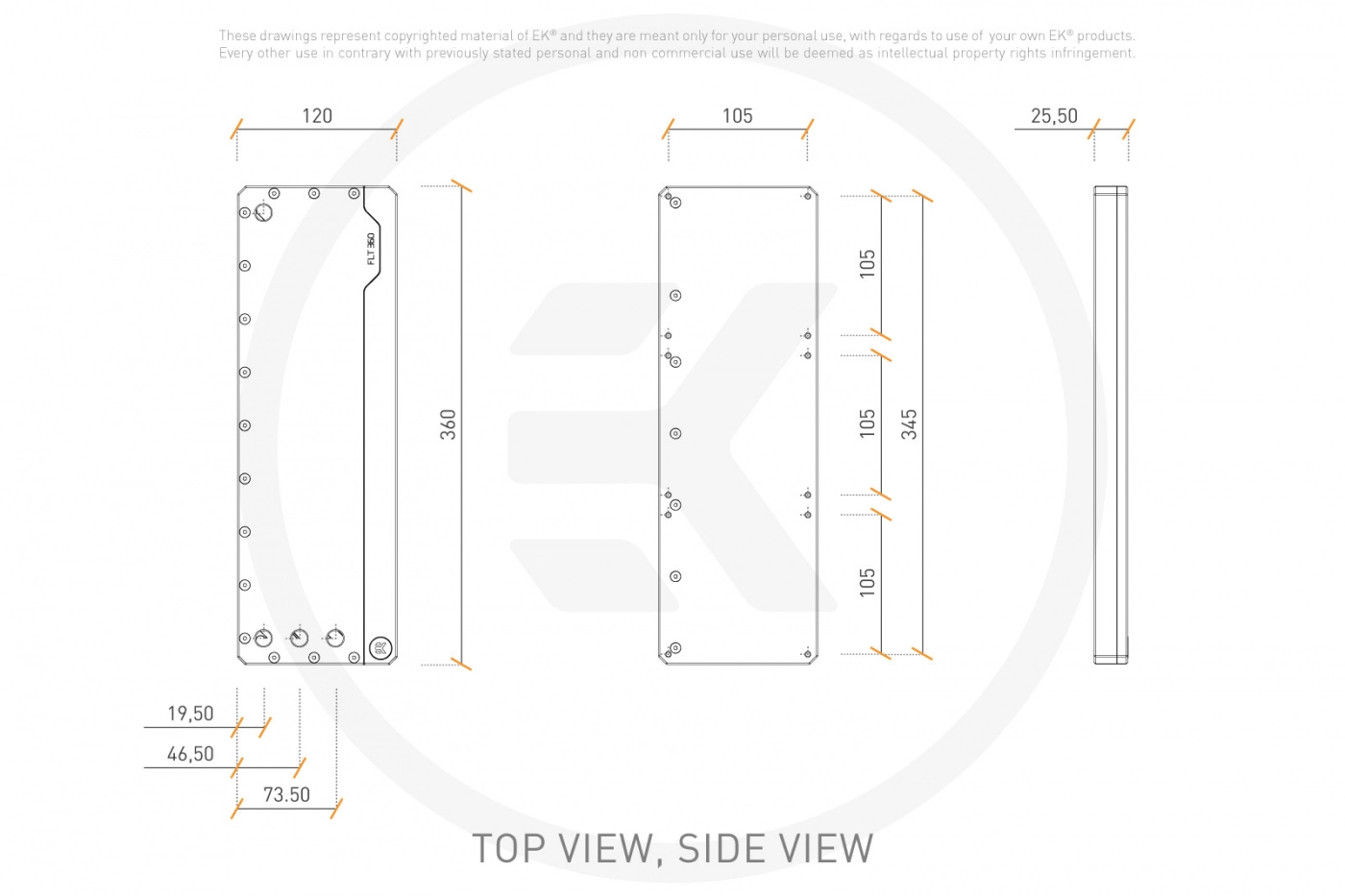 Купить Резервуар EKWB EK-Quantum Volume FLT 360 D-RGB - Plexi (3831109819746) - фото 4
