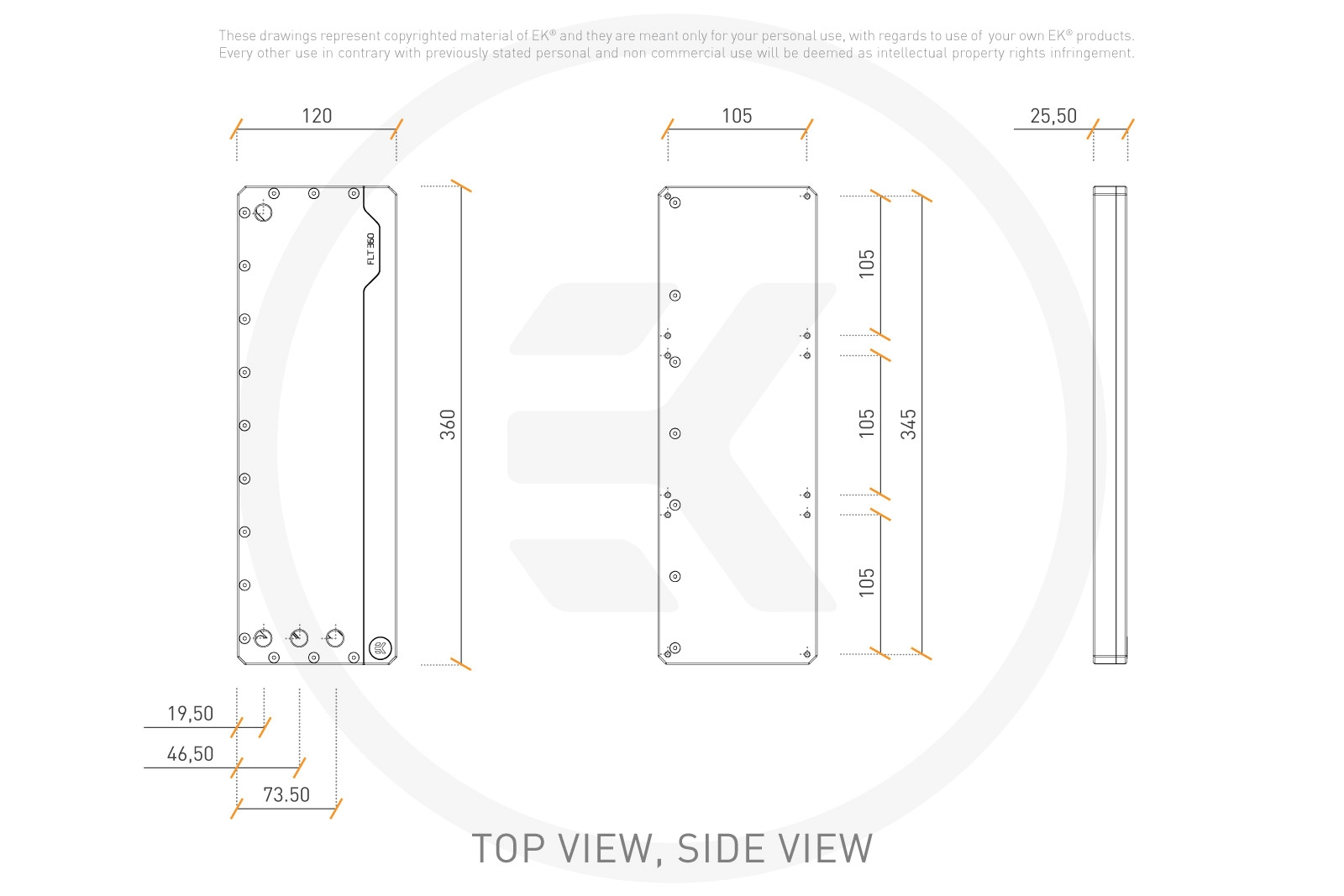 Купить Резервуар EKWB EK-Quantum Volume FLT 360 D-RGB - Plexi (3831109819746) - фото 4