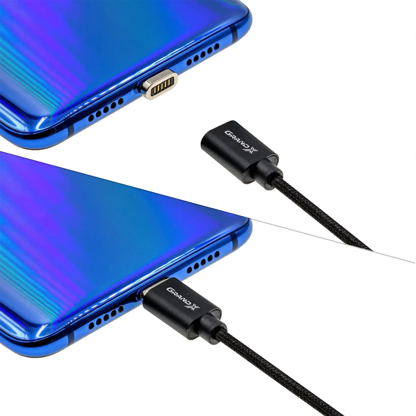 Купити Кабель Grand-X USB-Lightning магнітний MG-01L BOX (MG-01L) - фото 4