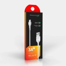 Купить Кабель Grand-X USB-micro USB 3A, 1m, CU, Fast Сharge, White, BOX (PM-03W) - фото 3