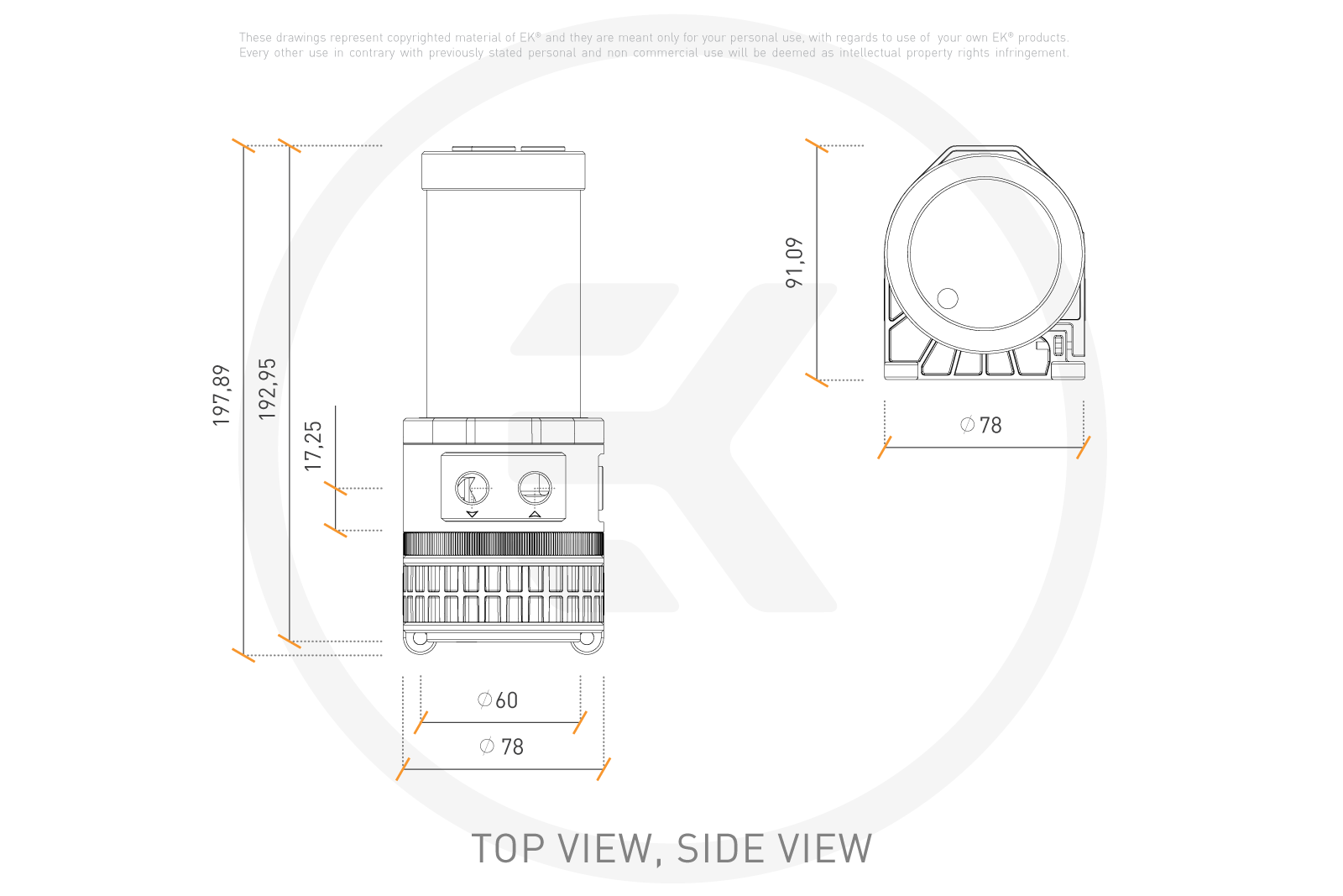 Купить Помпа EKWB EK-Quantum Kinetic TBE 200 D5 PWM D-RGB - Acetal (3831109818381) - фото 4