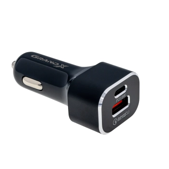 Купити Автомобільний зарядний пристрій Grand-X  PD 3.0, Quick Charge QС3.0, 1 TypeC, 1 USB (CH-29) - фото 0