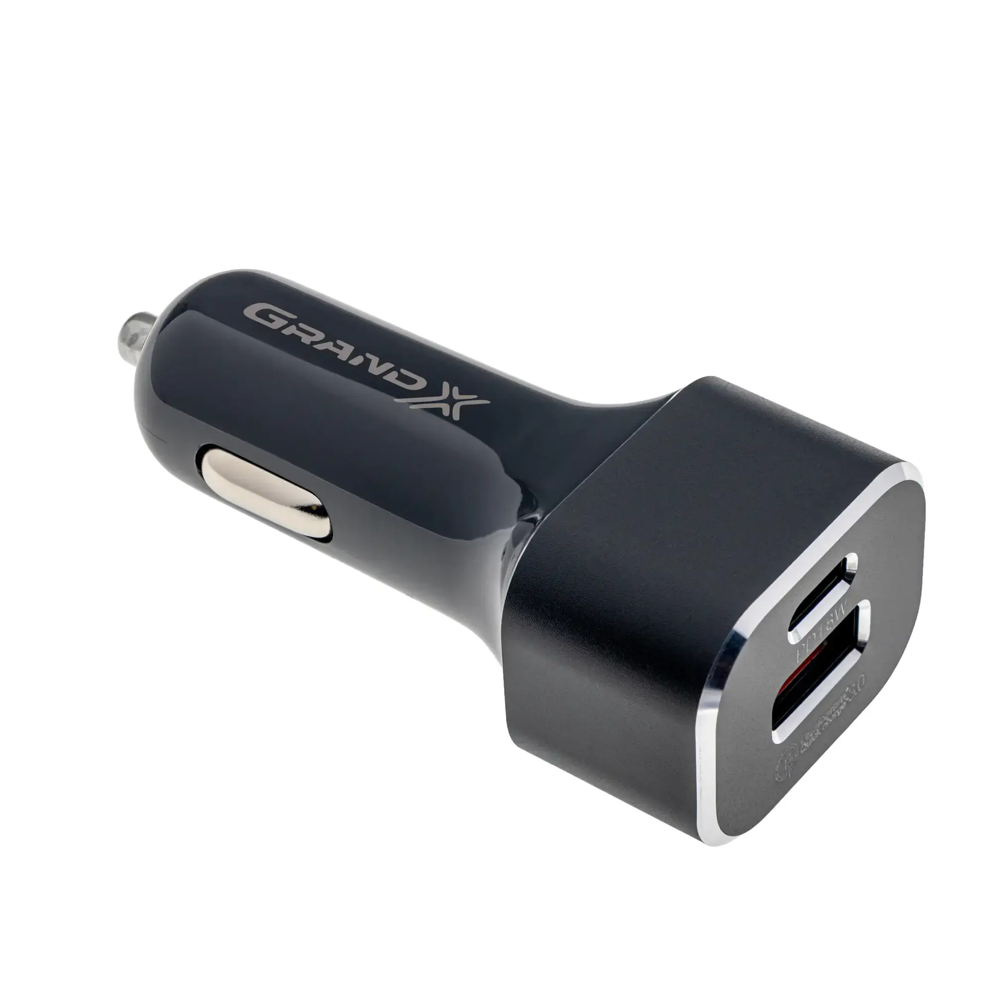 Купити Автомобільний зарядний пристрій Grand-X  PD 3.0, Quick Charge QС3.0, 1 TypeC, 1 USB (CH-29) - фото 1