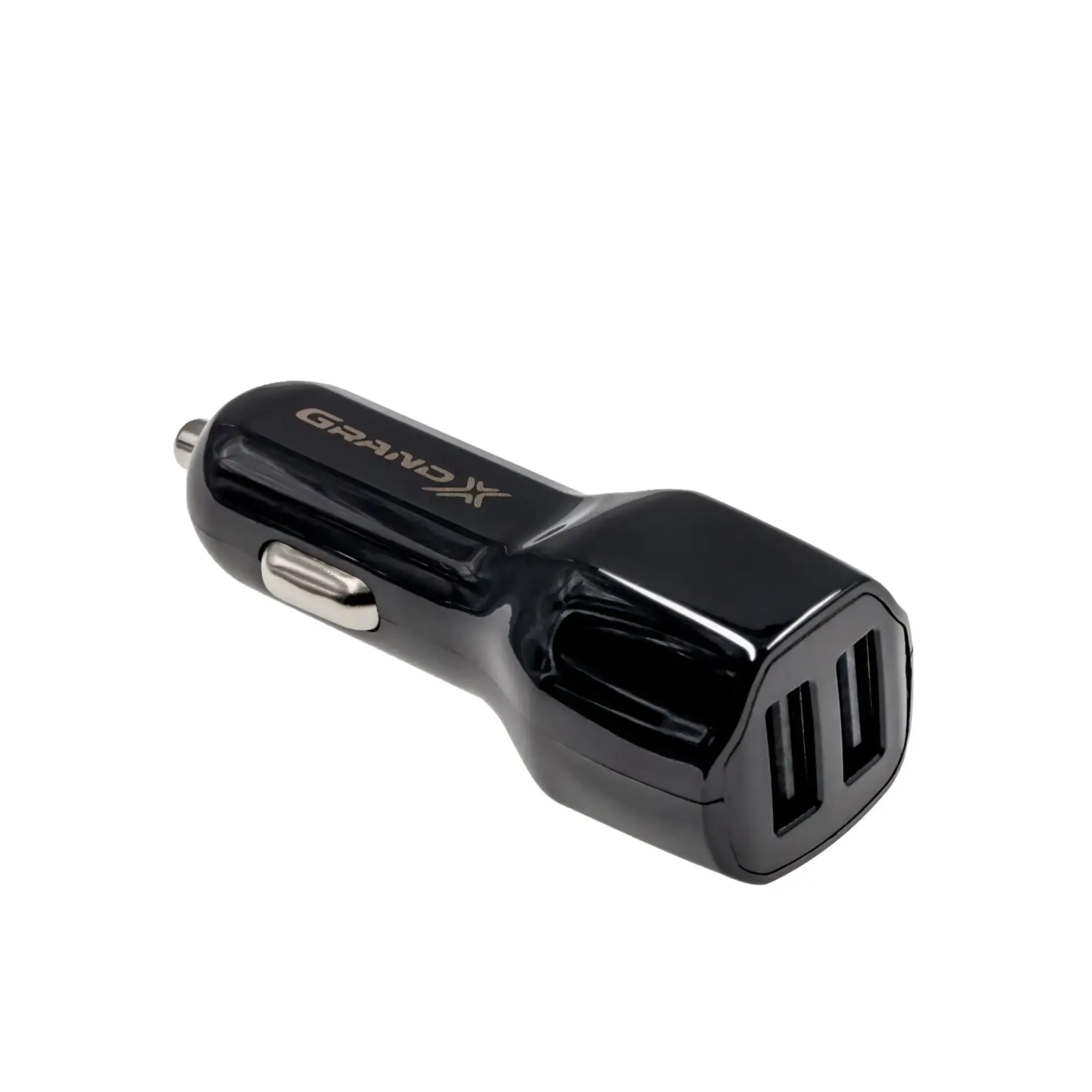 Купить Автомобильний Зарядное устройство Grand-X 2,4A, 12-24V, Black 2USB 5V/2.1A (CH-26) - фото 0