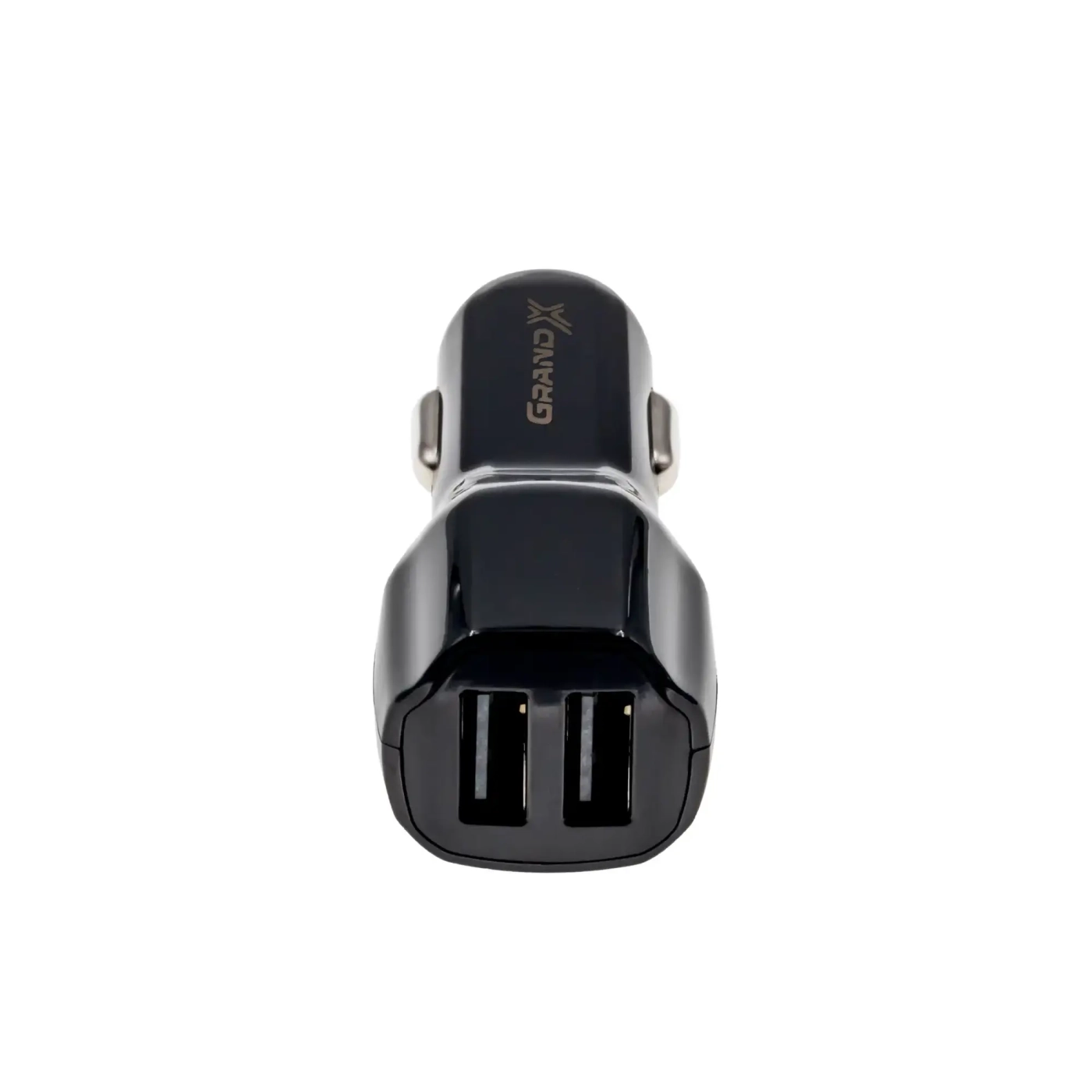 Купить Автомобильний Зарядное устройство Grand-X 2,4A, 12-24V, Black 2USB 5V/2.1A (CH-26) - фото 1