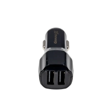 Купить Автомобильний Зарядное устройство Grand-X 2,4A, 12-24V, Black 2USB 5V/2.1A (CH-26) - фото 1