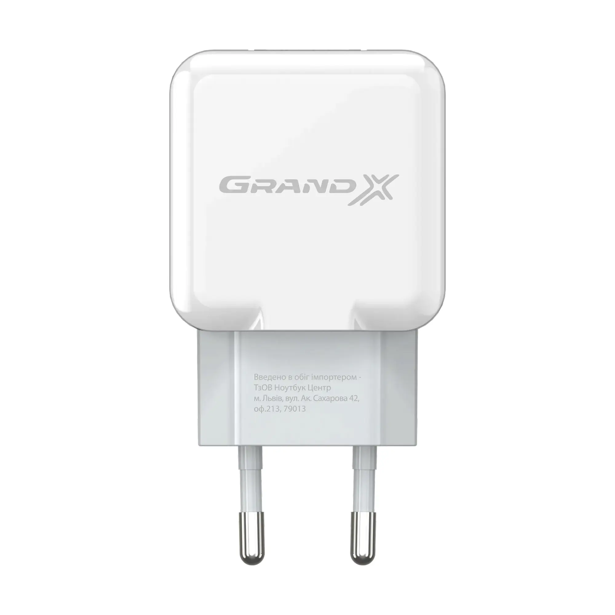 Купить Зарядное устройство Grand-X USB 5V 2,1A White с защитой от перегрузок +  cable USB -> micro USB, Cu (CH-03UMW) - фото 4