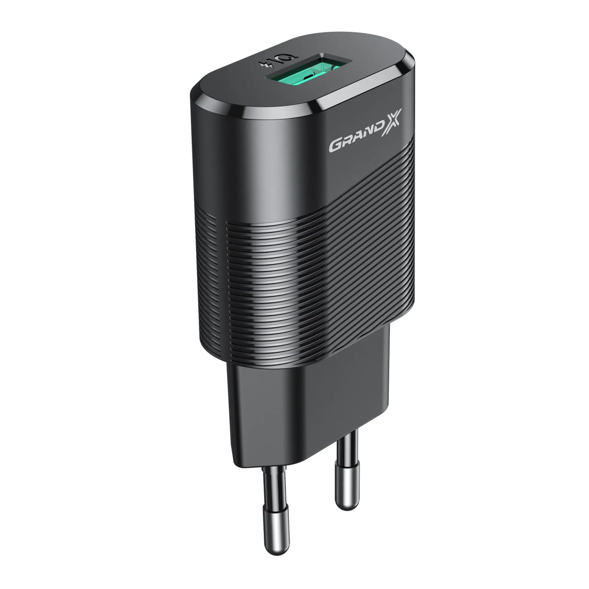 Купити Зарядний пристрій Grand-X USB 5V 2,1A з кабелем micro-USB (CH-17U) - фото 1