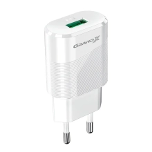 Купити Зарядний пристрій Grand-X USB 5V 2,1Aз захистом від перенавантажень + cable USB -> Lightning, Cu (CH-17WL) - фото 2