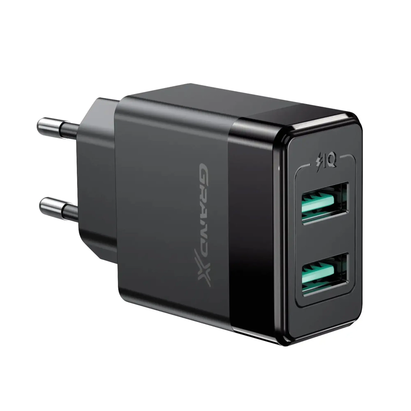 Купити Зарядний пристрій Grand-X 2USB 5V 2,4A з захистом від перенавантаження (CH-50) - фото 0