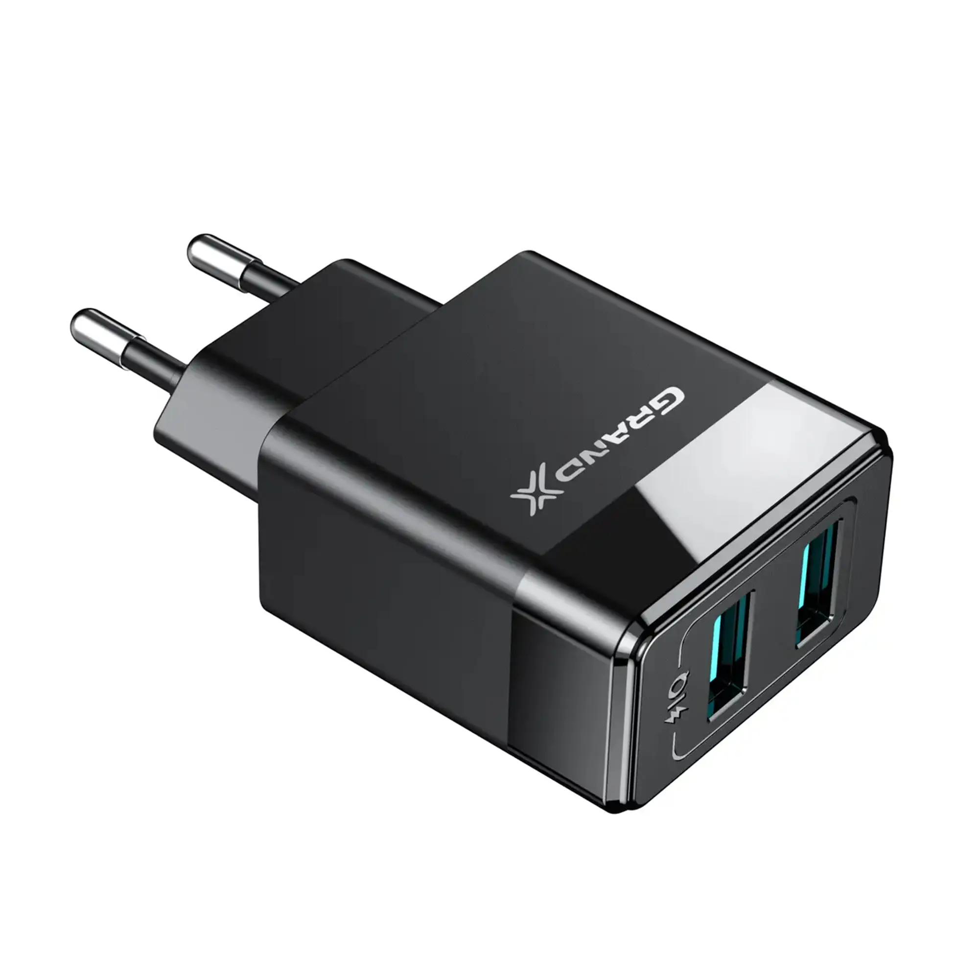 Купити Зарядний пристрій Grand-X 2USB 5V 2,4A з захистом від перенавантаження (CH-50) - фото 3