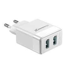 Купити Зарялний пристрій Grand-X 2USB 5V 2,4A White з захистом від перевантаження + cable USB-Lightning (CH-50WL) - фото 2