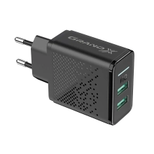 Купити Зарядний пристрій Grand-X 2USB 5V 3,1A з захистом від перенавантаження (CH-60) - фото 3