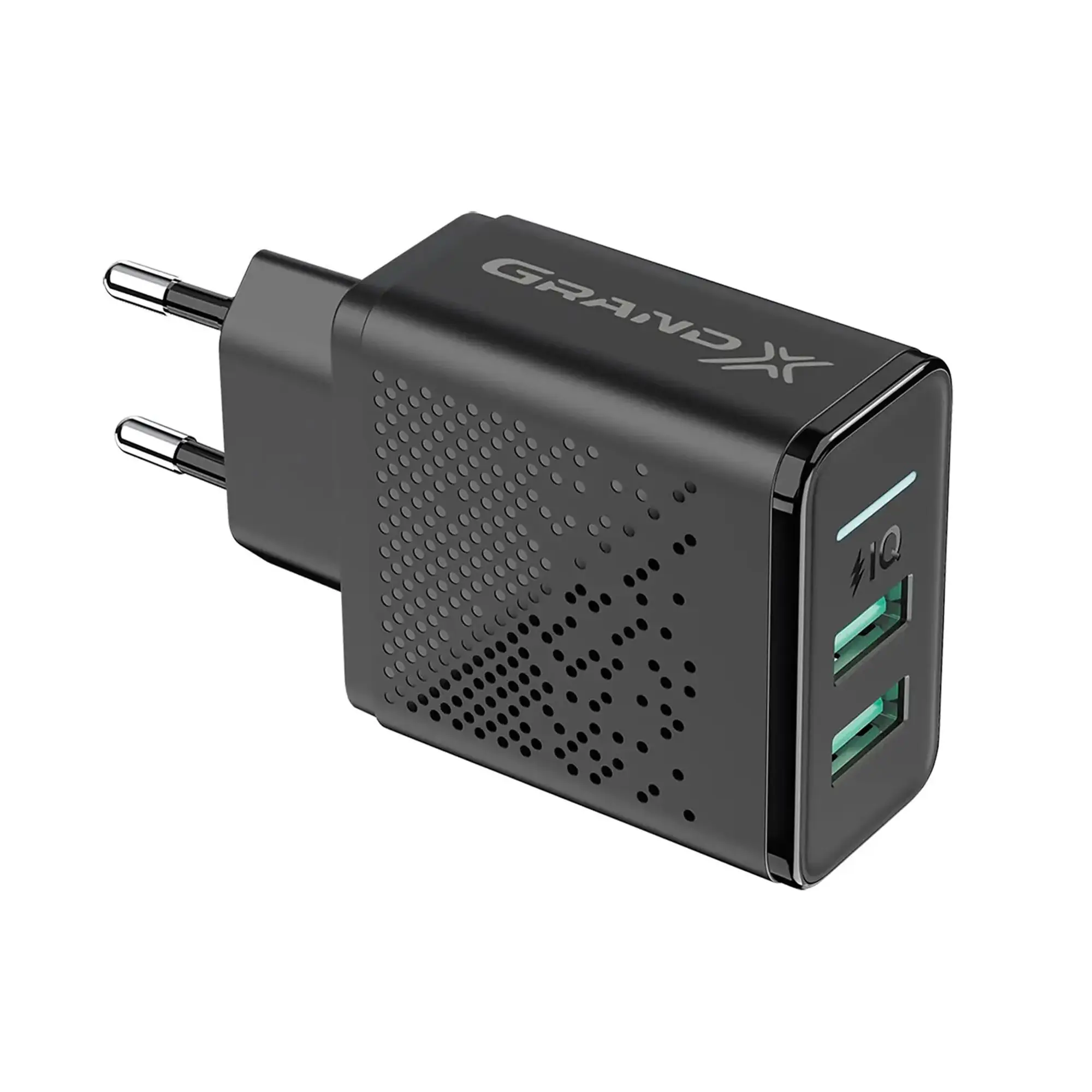 Купити Зарядний пристрій Grand-X 2USB 5V 3,1A з захистом від перенавантаження (CH-60) - фото 3