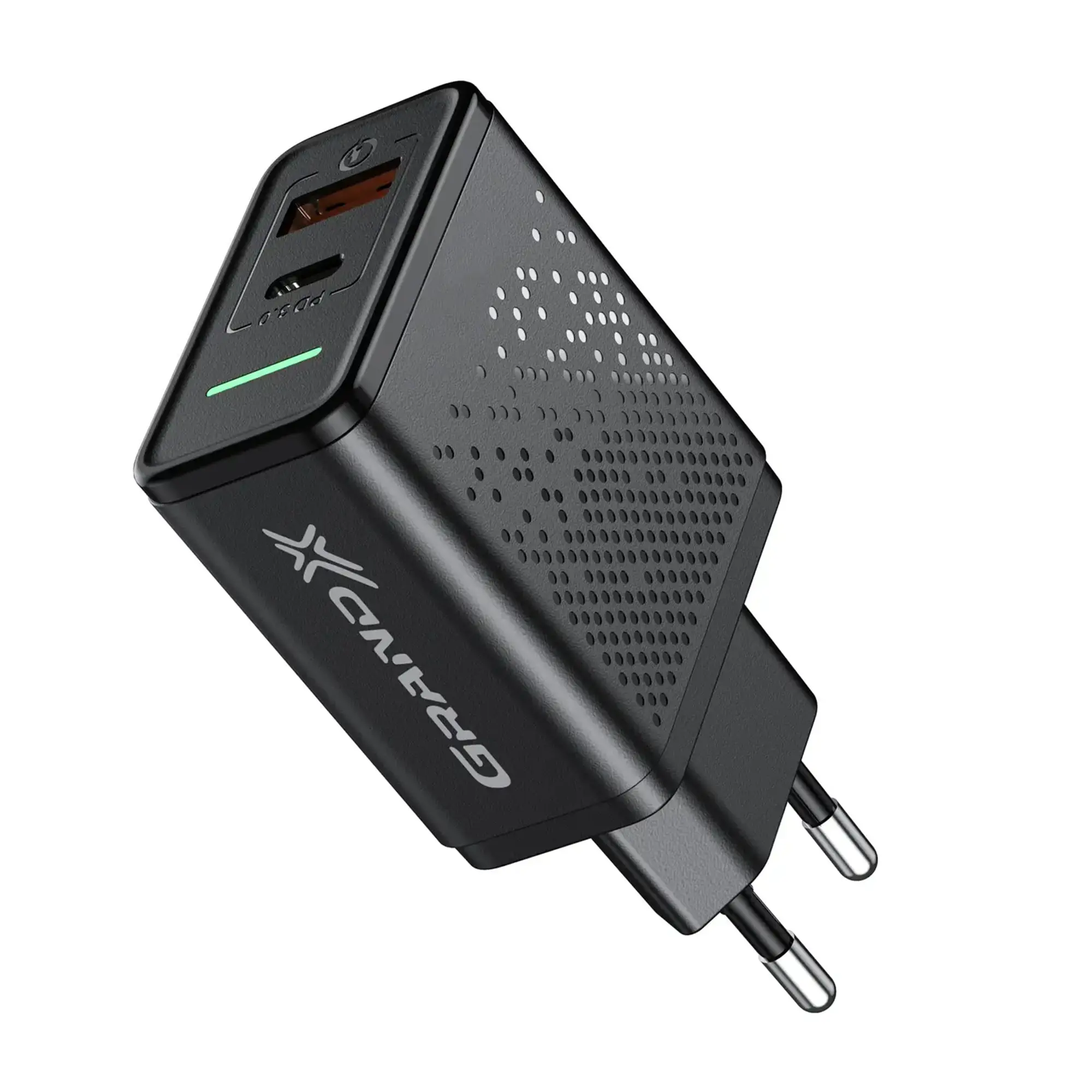 Купить Зарядное устройство Grand-X Fast Сharge 6-в-1 PD 3.0, QС3.0, AFC,SCP,FCP,VOOC 1USB+1TypeC 20W (CH-880) - фото 0