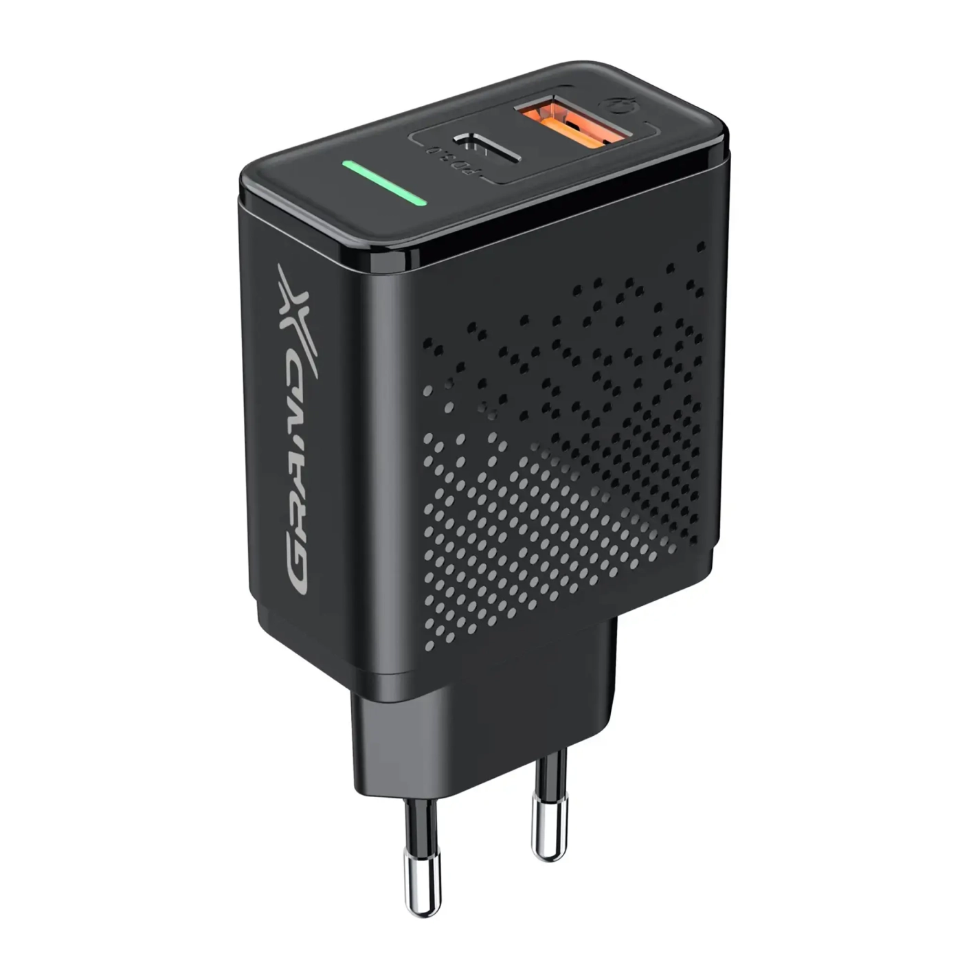 Купить Зарядное устройство Grand-X Fast Сharge 6-в-1 PD 3.0, QС3.0, AFC,SCP,FCP,VOOC 1USB+1TypeC 20W (CH-880) - фото 1