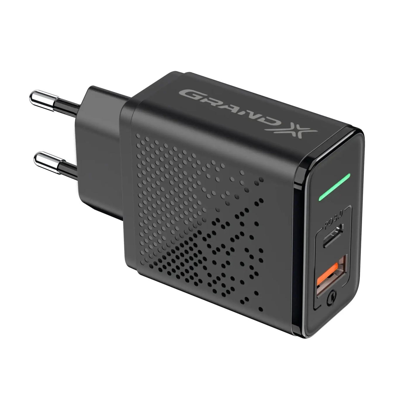Купить Зарядное устройство Grand-X Fast Сharge 6-в-1 PD 3.0, QС3.0, AFC,SCP,FCP,VOOC 1USB+1TypeC 20W (CH-880) - фото 2