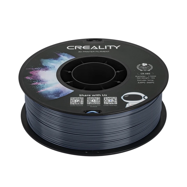 Купить ABS Filament (пластик) для 3D принтера CREALITY 1кг, 1.75мм, серый - фото 4
