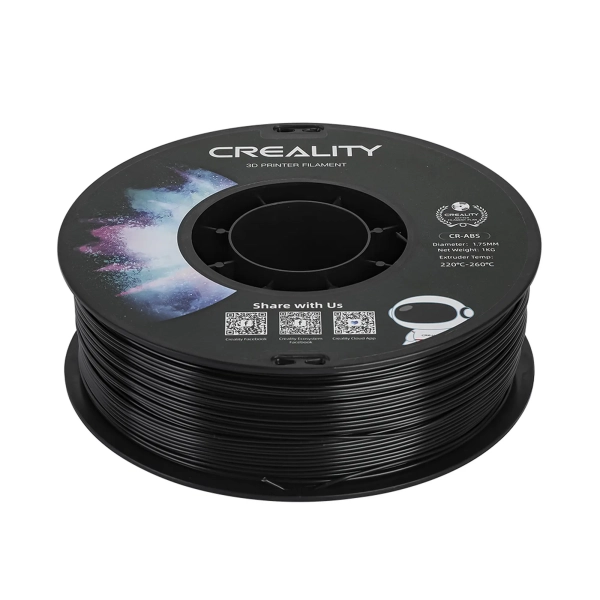Купити ABS Filament (пластик) для 3D принтера CREALITY 1кг, 1.75мм, чорний - фото 4