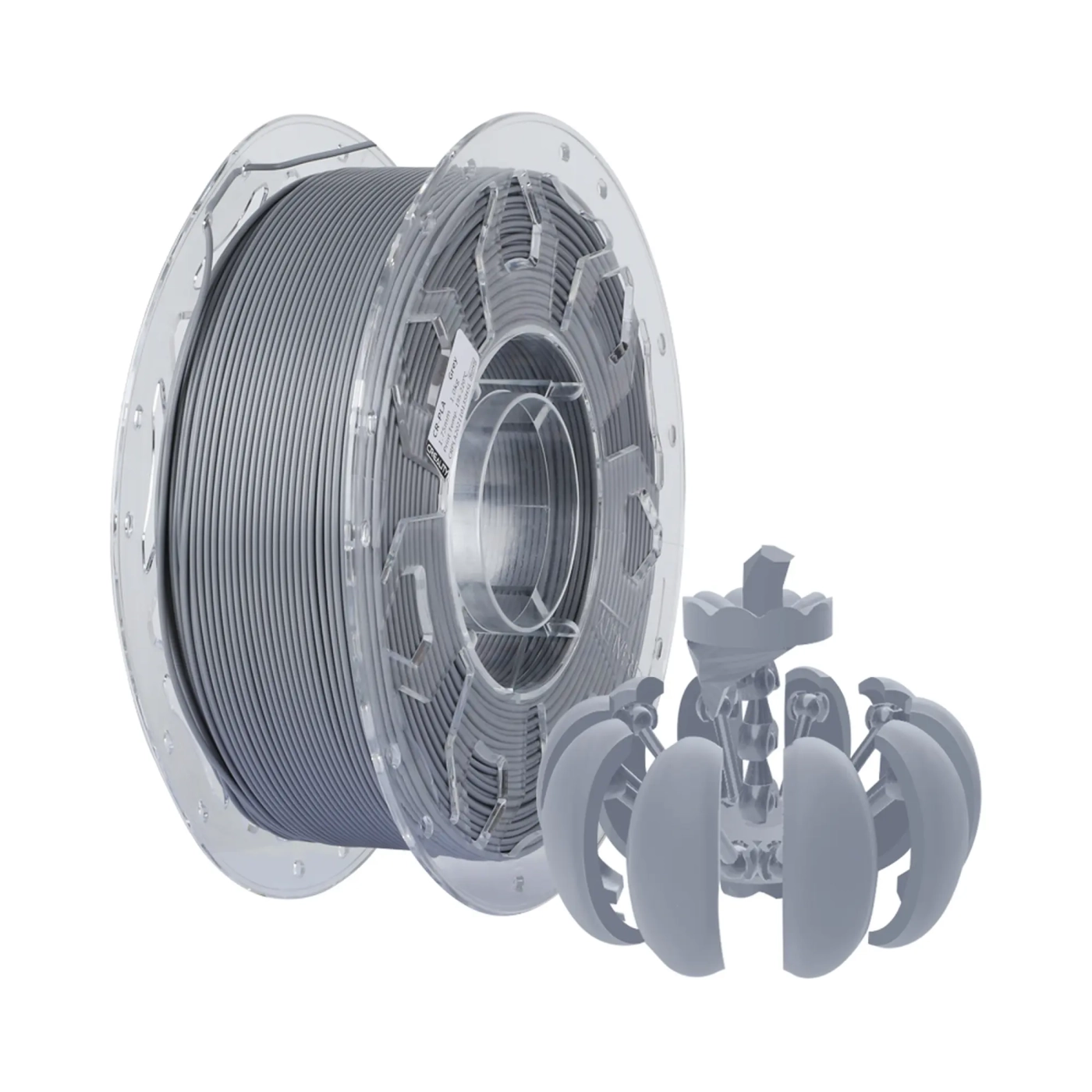 Купить PLA Filament (пластик) для 3D принтера CREALITY 1кг, 1.75мм, серый - фото 1