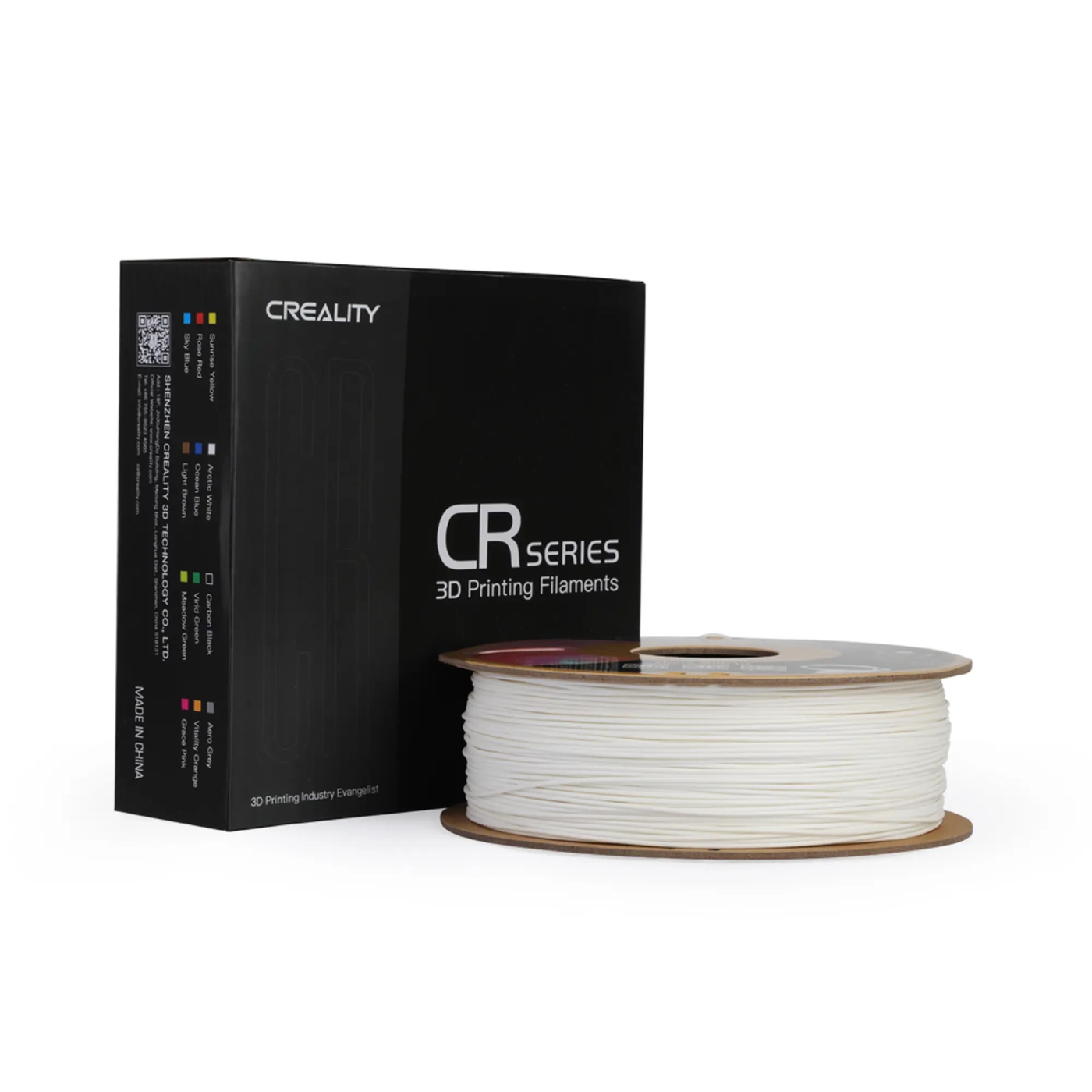 Купити PLA Filament (пластик) для 3D принтера CREALITY матовий 1кг, 1.75мм, білий гіпс - фото 5