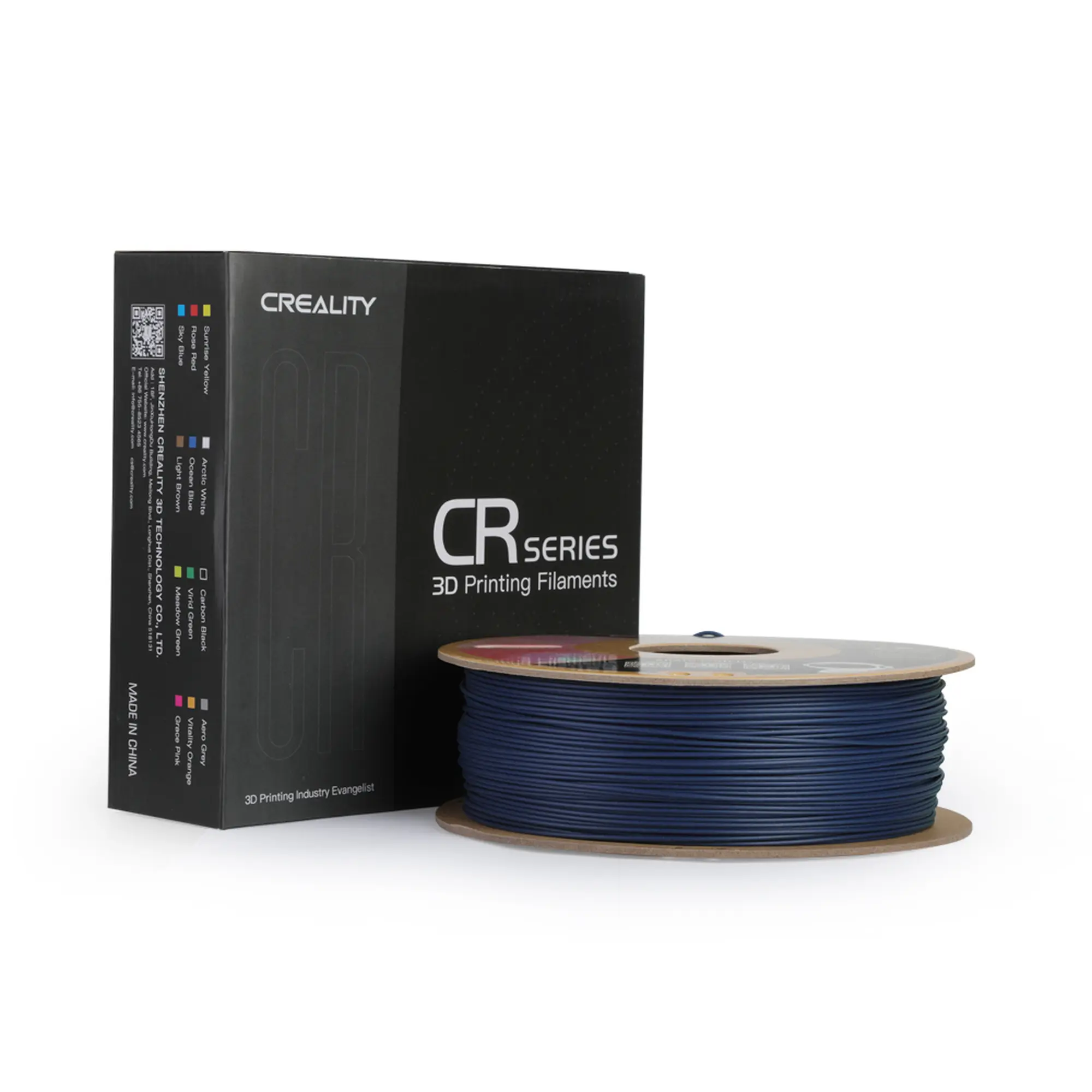Купить PLA Filament (пластик) для 3D принтера CREALITY матовый 1кг, 1.75мм, темно-синий - фото 5