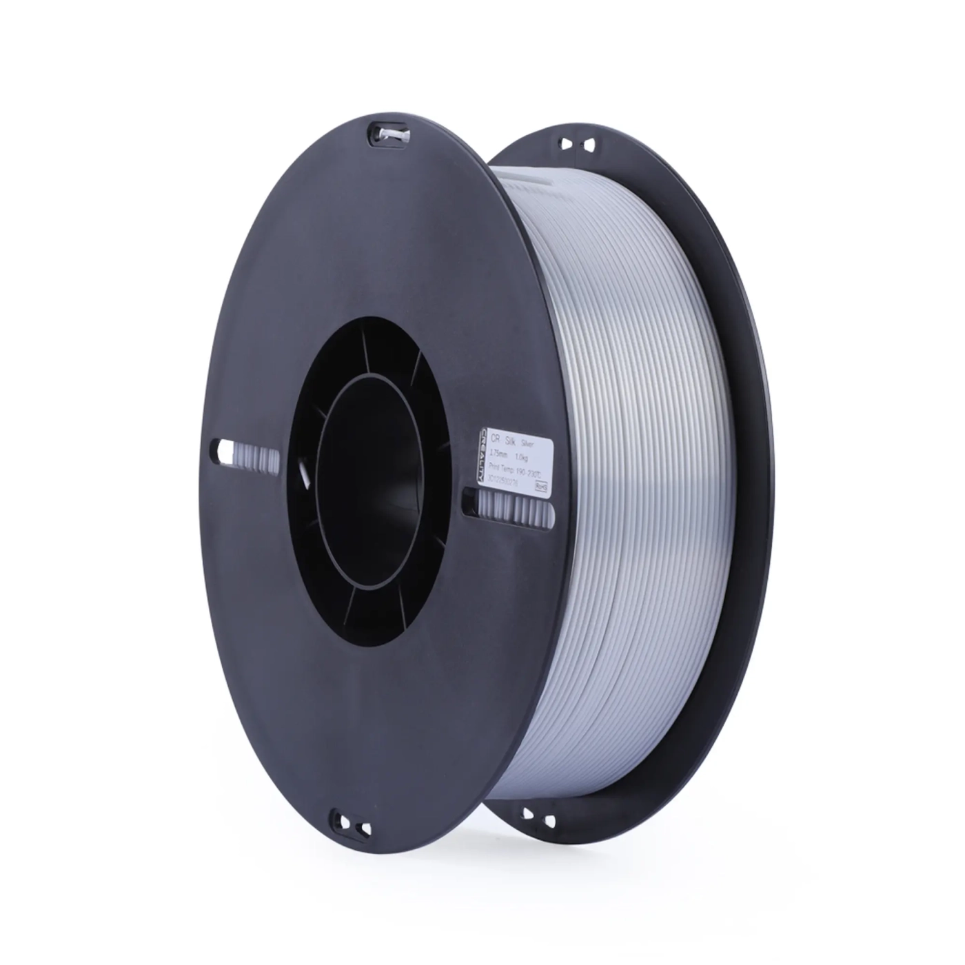 Купить PLA Filament (пластик) для 3D принтера CREALITY шелковый блеск 1кг, 1.75мм, серебристый - фото 5