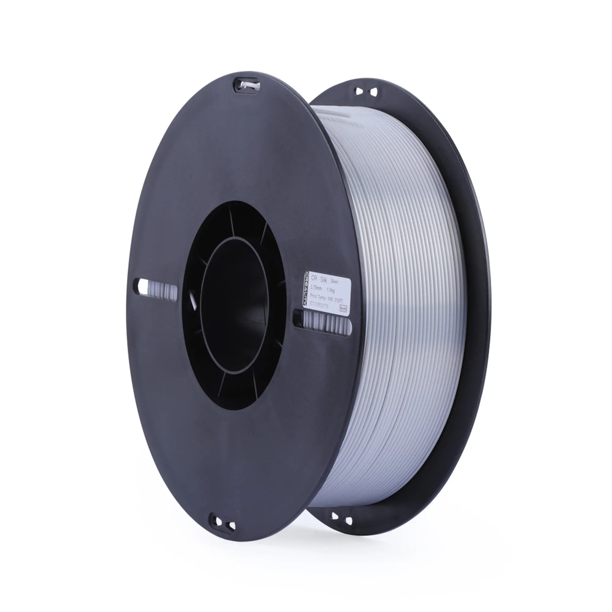 Купить PLA Filament (пластик) для 3D принтера CREALITY шелковый блеск 1кг, 1.75мм, серебристый - фото 5