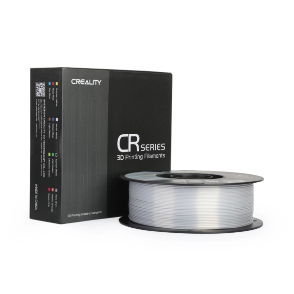 Купить PLA Filament (пластик) для 3D принтера CREALITY шелковый блеск 1кг, 1.75мм, серебристый - фото 6