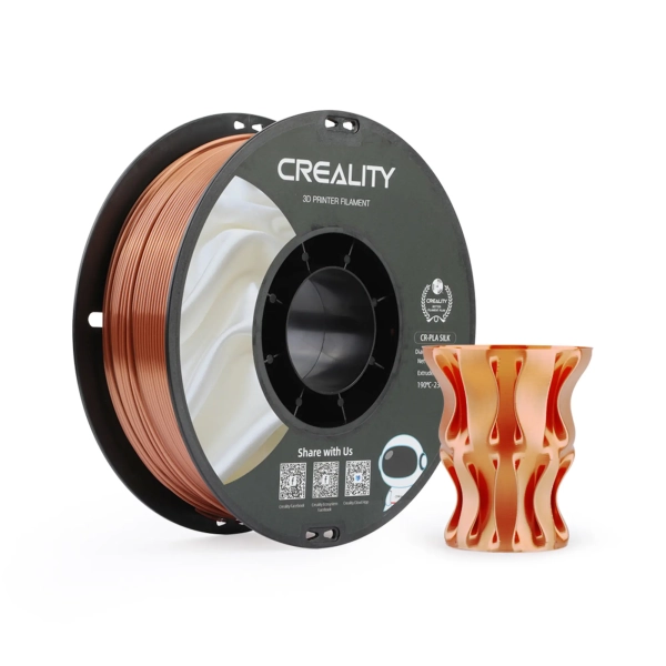 Купити PLA Filament (пластик) для 3D принтера CREALITY шовковий блиск 1кг, 1.75мм, червона мідь - фото 2