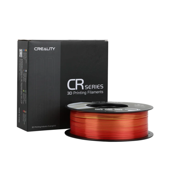 Купить PLA Filament (пластик) для 3D принтера CREALITY шелковый блеск 1кг, 1.75мм, красное золото - фото 6