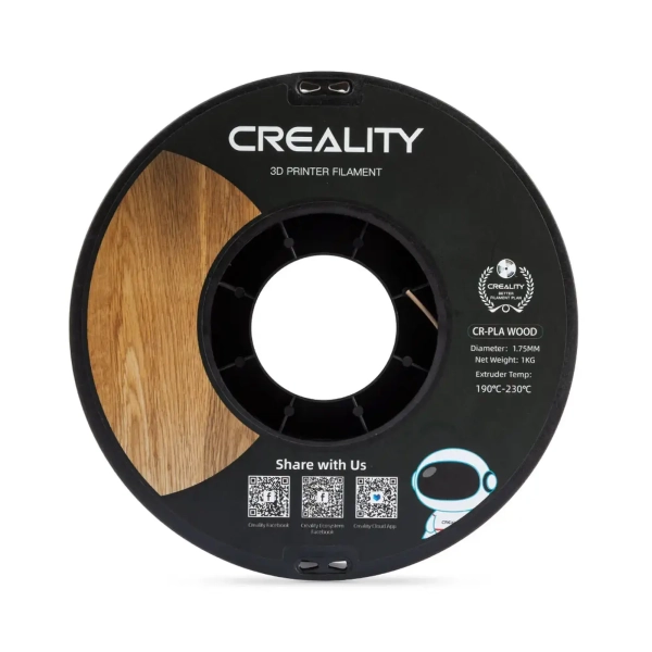 Купить PLA Filament (пластик) для 3D принтера CREALITY древесина 1кг, 1.75мм, светло-коричневий - фото 4