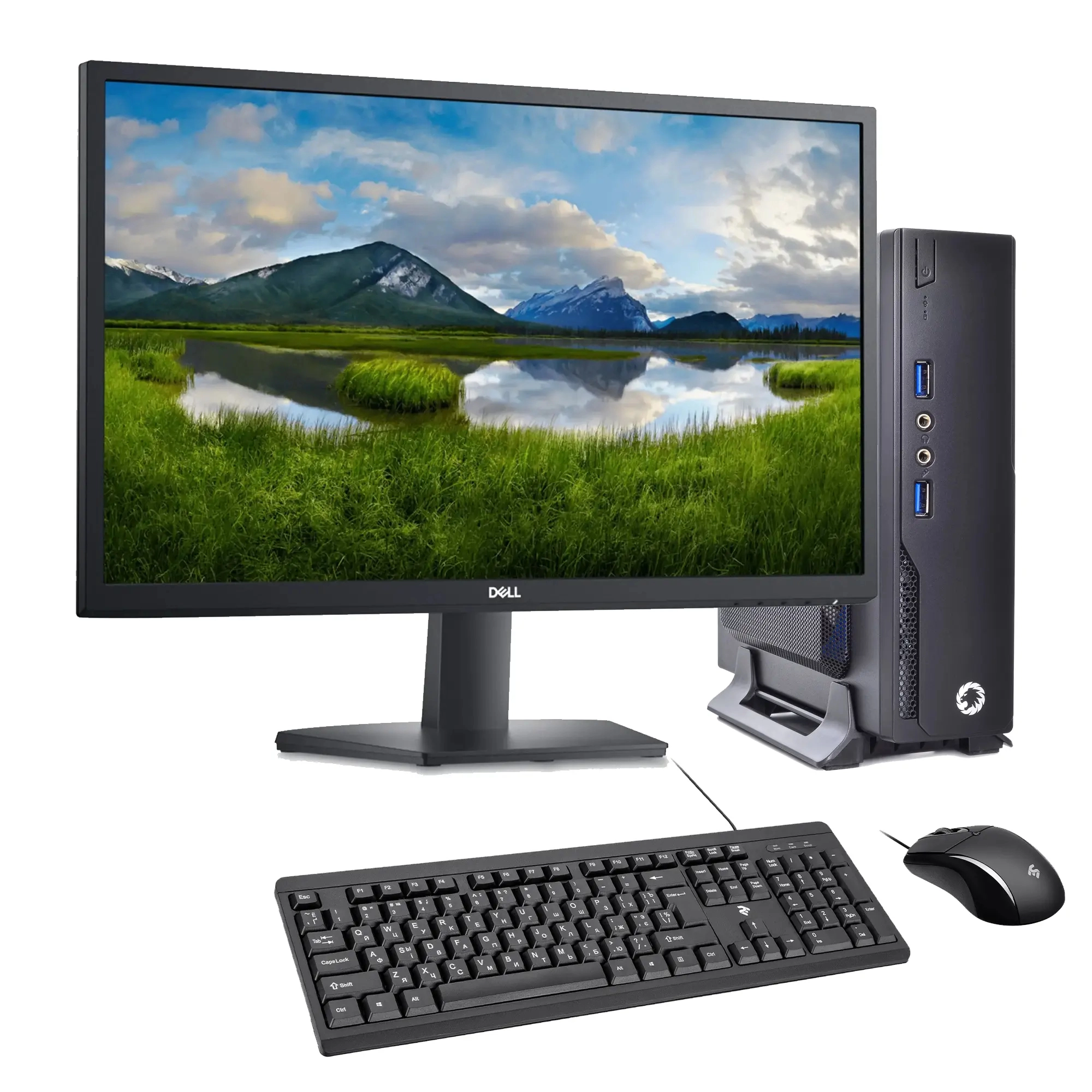 Купити Комп'ютер (комплект) ARTLINE Business B17, монітор Dell 23.8" SE2422H (210-AZGT), клавіатура та миша 2E MK401 USB BLACK - фото 1