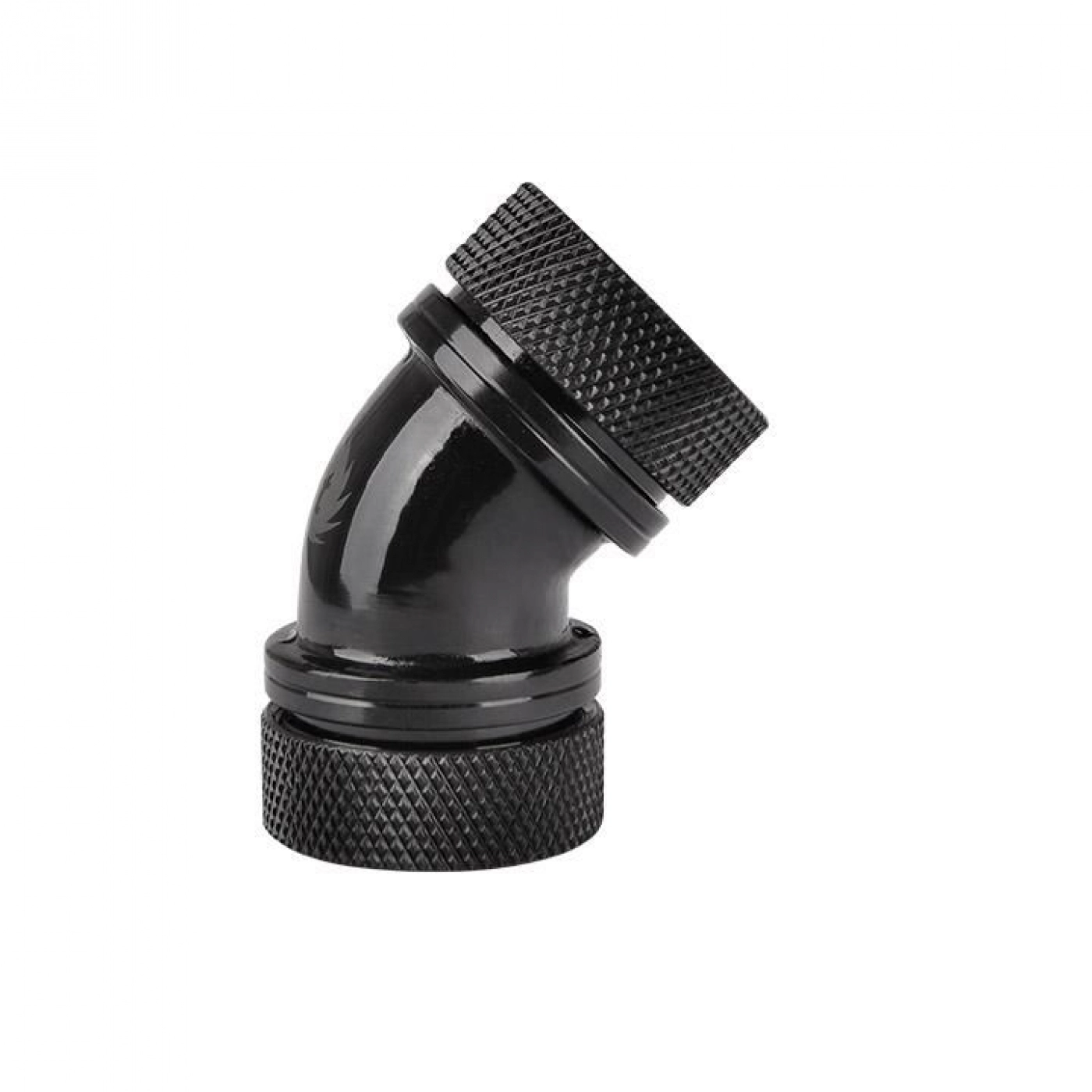 Купить Фитинг Thermaltake Pacific PETG Tube 45-Degree Dual Compression 16mm OD - Black (CL-W098-CA00BL-A) - фото 1