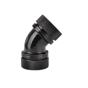 Купити Фітинг Thermaltake Pacific PETG Tube 45-Degree Dual Compression 16mm OD - Black (CL-W098-CA00BL-A) - фото 1